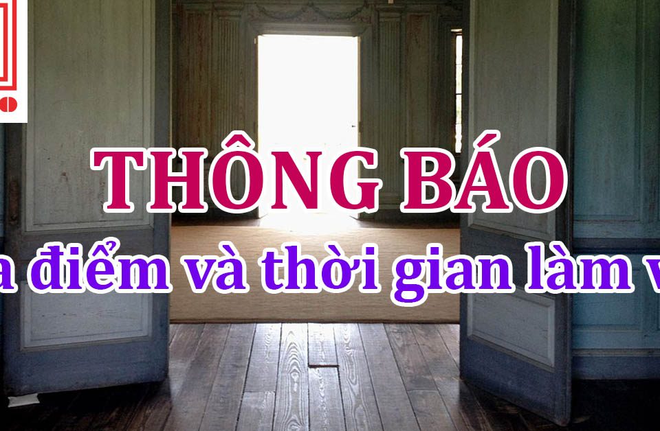 Địa điểm - thời gian làm việc của Ngầu Brothers