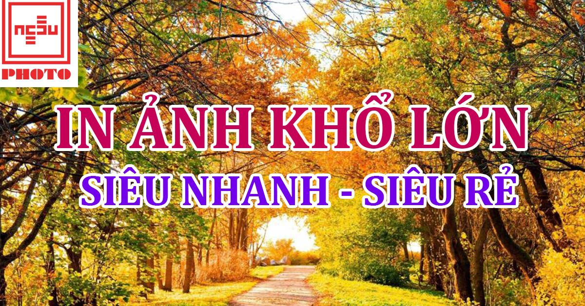 In ảnh khổ lớn siêu nhanh, giá siêu rẻ tại Hà Nội