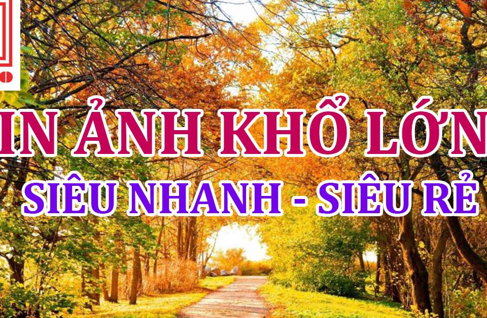 In ảnh khổ lớn siêu nhanh, giá siêu rẻ tại Hà Nội